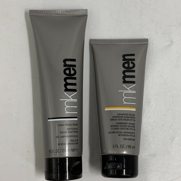 Mary Kay Men Daily Facial Wash & Hydrating‎ Sunscreen 4.5/3 OZ  Travel Size Set - Picture 2 of 10
